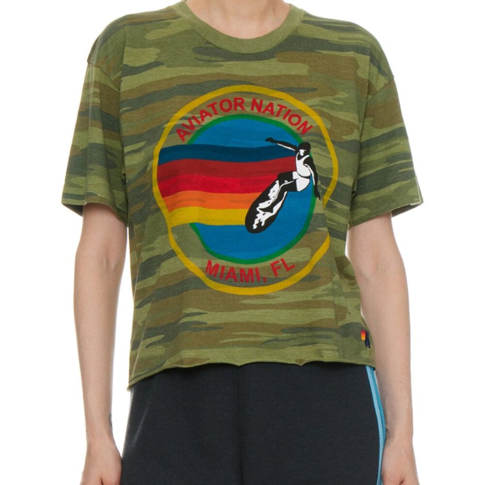 Aviator Nation Boyfriend Tee Size L